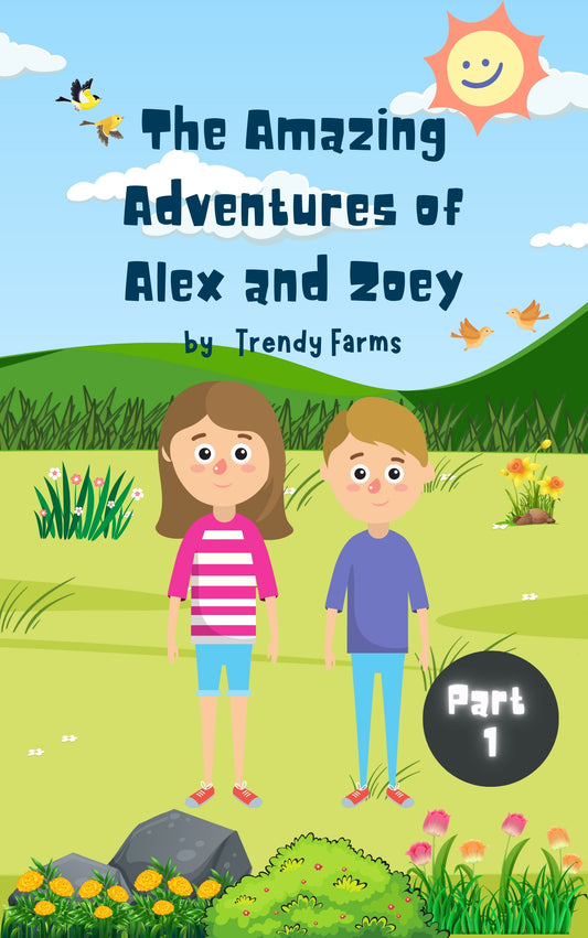 E-Story Book For Kids- The Amazing Adventures of Alex and Zoey (PDF)